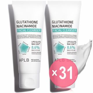 APLB - Glutathione Niacinamide Facial Cleanser Set (x31) (Bulk Box)