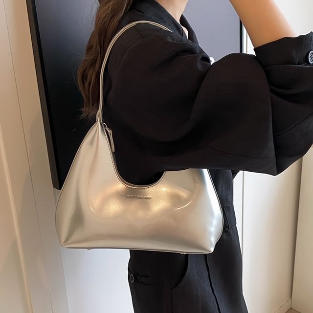 KOCORE-Patent Leather Shoulder Bag