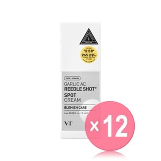 VT - Garlic AC Reedle Shot Spot Cream Pouch Set (x12) (Bulk Box)