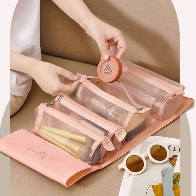 Miumi-Nylon Rolling Makeup Bag