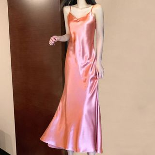 plain spaghetti strap dress