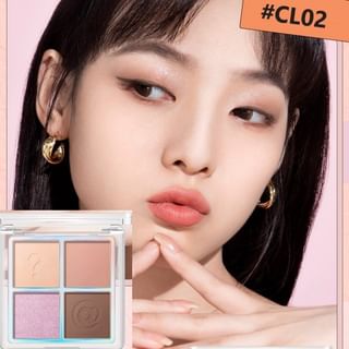 FOCALLURE - 4 Colors Eyeshadow Palette - BDJW