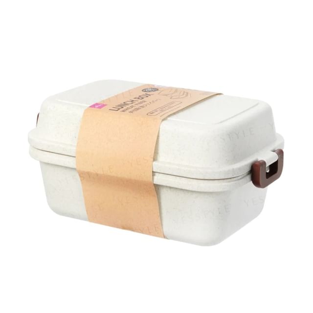 DAISO Lunch Box Wheat Fiber 1100ml YesStyle
