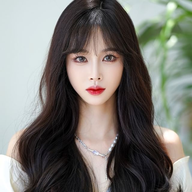 SEVENQ-Hair Fringe - Wavy