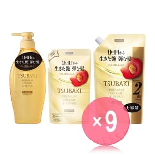 Shiseido - Tsubaki Premium Volume & Repair Shampoo (x9) (Bulk Box)