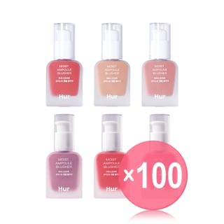 House of Hur - Moist Ampoule Blusher - 6 Colors (x100) (Bulk Box)