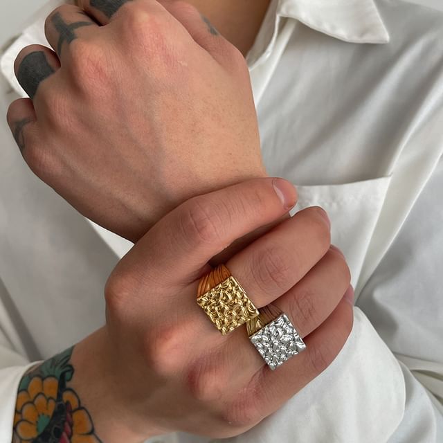 Gretlyn-Liquid Metal Ring