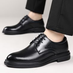 Lace-Up Platform Derby Shoes