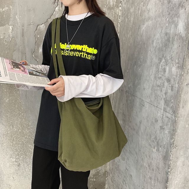EAVALURE-Canvas Crossbody Bag