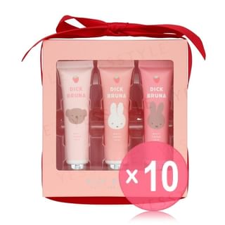 SHOBIDO - Miffy Multi Cream Trio Set Strawberry (x10) (Bulk Box)