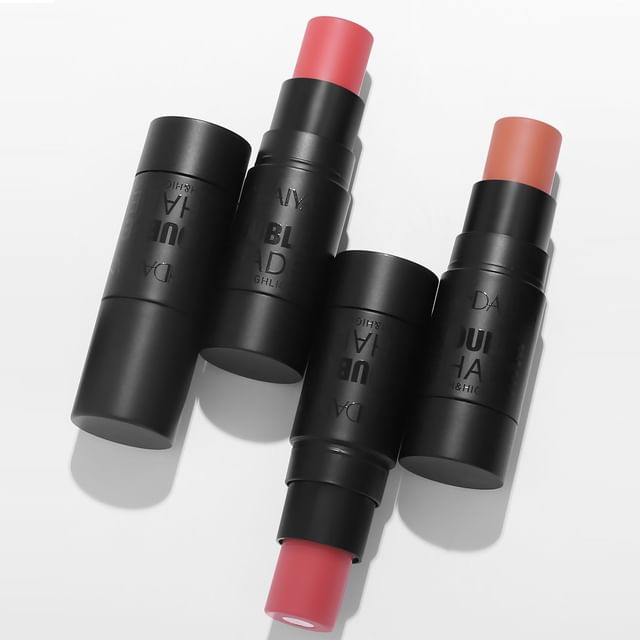 HANDAIYAN-Bastão 2 em 1 Blush Iluminador - 6 Cores