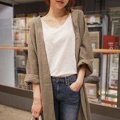 INEN - Linen Long Jacket