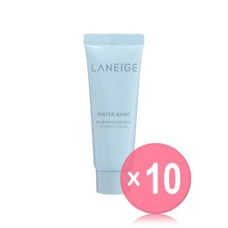 LANEIGE - Water Bank Blue Hyaluronic Moisture Cream Mini 10pcs Bundle Set