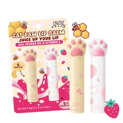 UNICAT - Cat Paw Lip Balm Set Honey + Strawberry