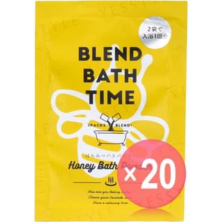 Santan - Blend Bath Time Bath Salts Honey  (x20) (Bulk Box)