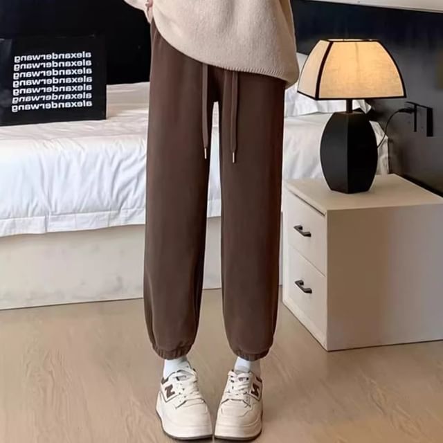 Cossita-High Waist Plain Wide Leg Pants