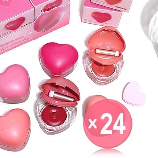 Gege Bear - Loving Heart Lip & Cheek Cream - 1-3 (x24) (Bulk Box)