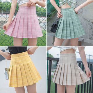 Niji Smile - Mini Pleated Skirt