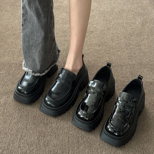 Nikao - Square Toe Platform Loafers | YesStyle