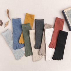 Calzino - Set of 5: Plain Toe Socks