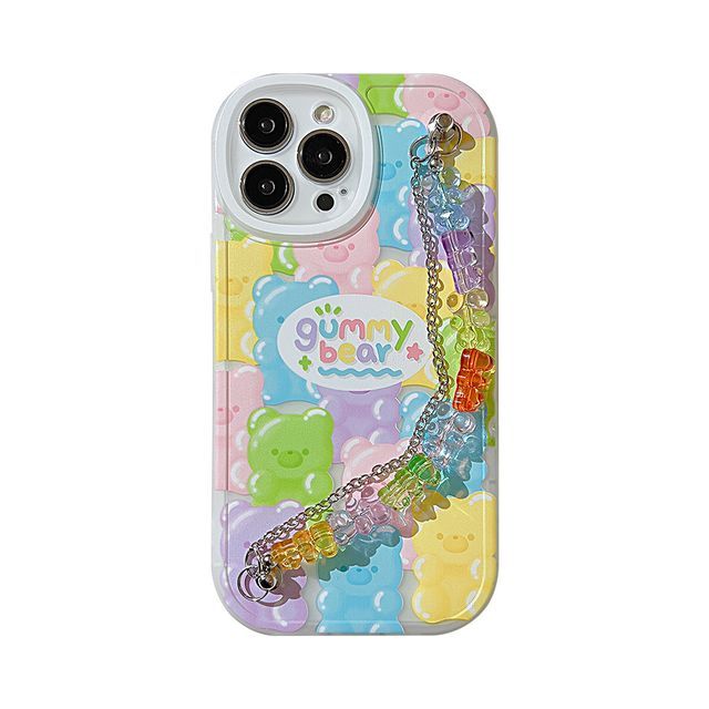 Nofimute Gummy Bear Phone Case iPhone 14 Pro Max 14 Pro 14