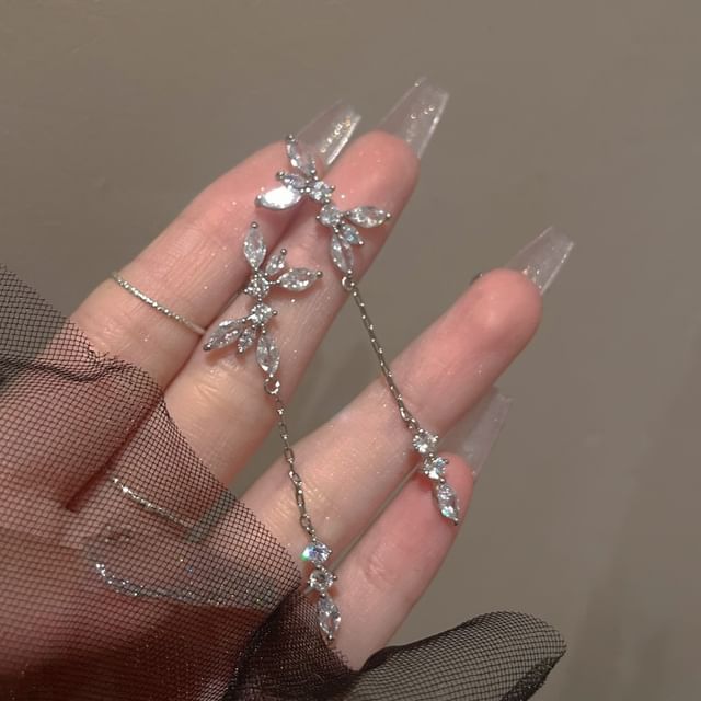 Gemsha-Rhinestone Drop Earring