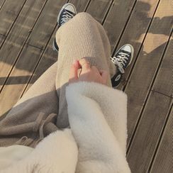 CHERRYKOKO - Drawcord Knit Jogger Pants CHERRYKOKO - Drawcord Knit Jogger Pants