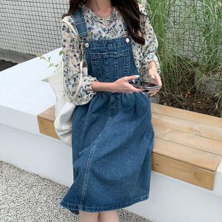 grey denim pinafore dress Stylish for Effortless Chic Looks – Quality Brands Outlet Miss @julia.hatch wrapped in vendor:Faherty Size:US size 6 Designed with an adjustable