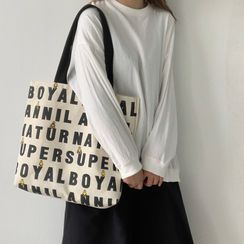 Basaran - Lettering Canvas Tote Bag Basaran - Lettering Canvas Tote Bag