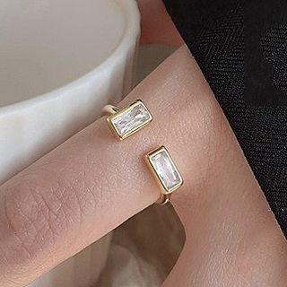 Chimerro-Rhinestone Open Ring