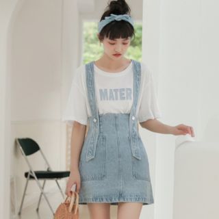 jumper skirt denim