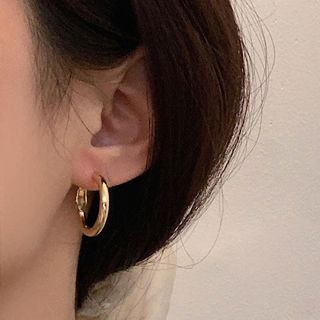 Jael-Alloy Hoop Earring