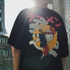 JORZ - 小猫印花中袖T裇 JORZ - 小猫印花中袖T裇