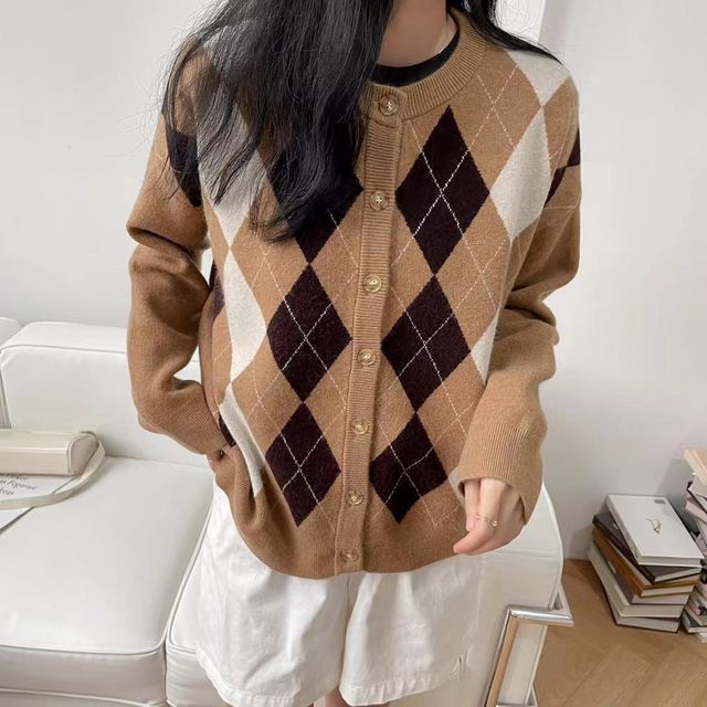 Ranche-Argyle Cardigan