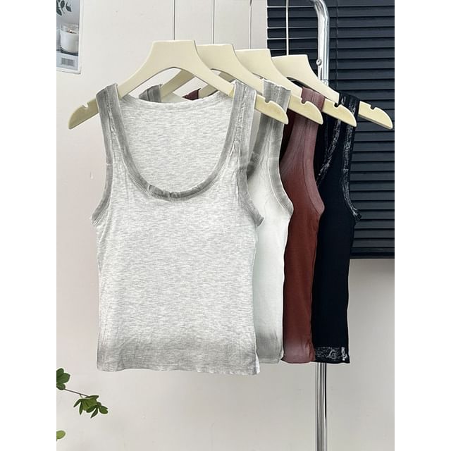 Lemongrass-Gradient Tank Top