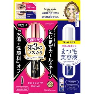 ISEHAN - Kiss Me Heroine Make Long & Curl Mascara + Eyelash Serum Set