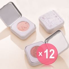 YIGU DIGU - Orchestra Series Metal Box Powder Blusher - 6 Colours (x12) (Bulk Box)