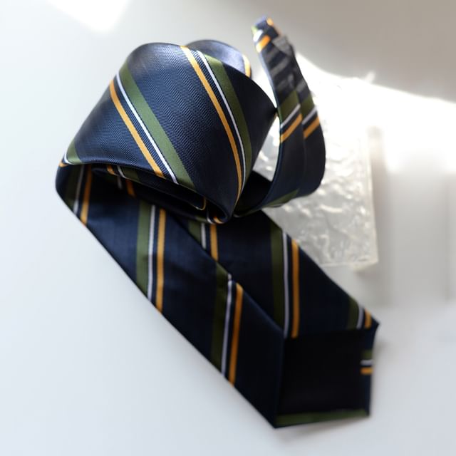 Prodigy-Striped Neck Tie