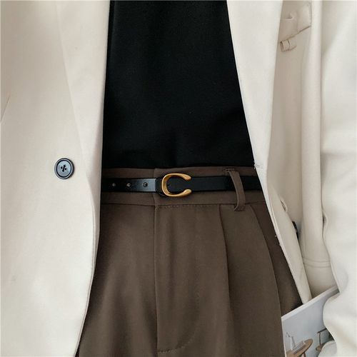 Faux Leather Belt