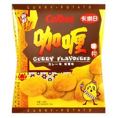 Calbee - Potato Chips Curry Flavor 25g Calbee - Potato Chips Curry Flavor 25g