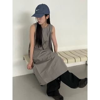 SeoulPop Plain Midi Tank Dress Sale