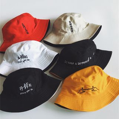 TAAK - Embroidered Reversible Bucket Hat TAAK - Embroidered Reversible Bucket Hat