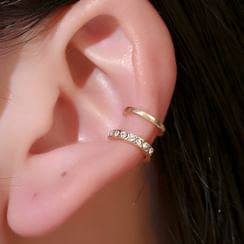 Cheermo - Rhinestone Layered Ear Cuff Cheermo - Rhinestone Layered Ear Cuff