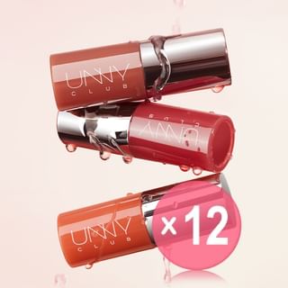 UNNY CLUB - Comfortable Series Lip Essence Dew - 5 Colors (x12) (Bulk Box)