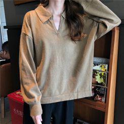 Miss Allurie - 開領飾領毛衣 Miss Allurie - 開領飾領毛衣