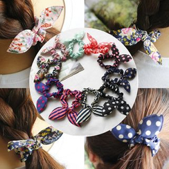 DEBE - Set of 10: Rabbit Ear Hair Tie DEBE - Set of 10: Rabbit Ear Hair Tie