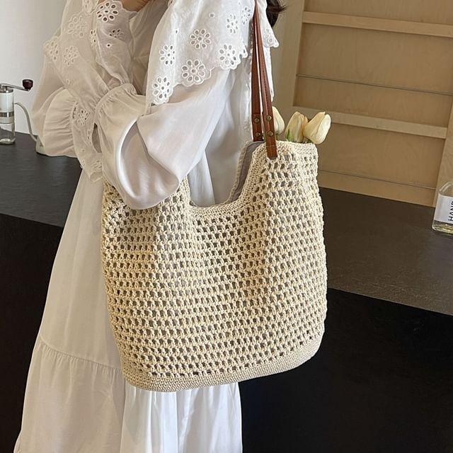 KOCORE-Straw Tote Bag