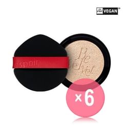 espoir - Pro Tailor Be Velvet Cover Cushion New Class Refill - 5 Colors (x6) (Bulk Box)