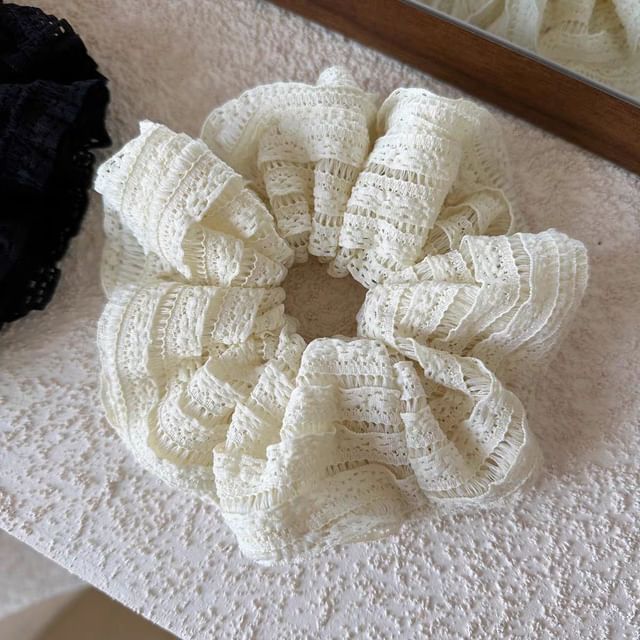 Kiren-Lace Layered Scrunchie