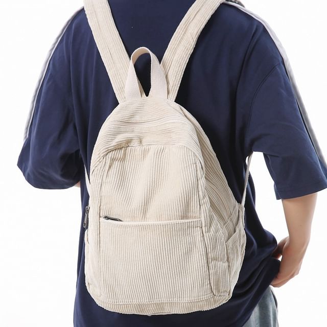 Hikuozy-Corduroy Backpack